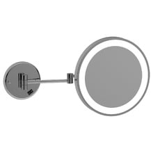 Ablaze 250mm Magnification Shaving Mirror with Exposed Wiring